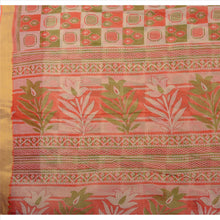 Load image into Gallery viewer, Sanskriti Vintage Art Silk Saree Multi Color Floral Printed Sari Craft Fabric
