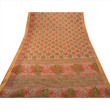 Load image into Gallery viewer, Sanskriti Vintage Art Silk Saree Multi Color Floral Printed Sari Craft Fabric

