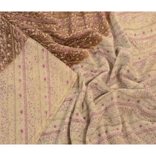 Load image into Gallery viewer, Sanskriti Vintage 100% Pure Cotton Silk Saree Green Printed Sari Craft Fabric
