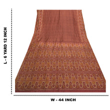 Load image into Gallery viewer, Sanskriti Vintage Purple Sarees 100% Pure Silk Fabric Craft Printed Soft Sari
