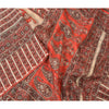 Sanskriti Vintage Red Sarees 100% Pure Silk Sustainable Fabric Craft Printed Soft Sari