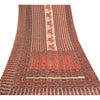 Sanskriti Vintage Red Sarees 100% Pure Silk Sustainable Fabric Craft Printed Soft Sari