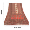 Sanskriti Vintage Red Sarees 100% Pure Silk Sustainable Fabric Craft Printed Soft Sari