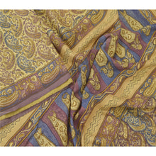 Load image into Gallery viewer, Sanskriti Vintage Indian Sarees Pure Silk Floral Printed Sari Craft 5YD Fabric
