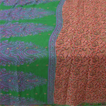 Load image into Gallery viewer, Sanskriti Vintage Red Sarees Indian 100% Pure Silk Printed Sari 5yd Craft Fabric
