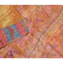 Load image into Gallery viewer, Sanskriti Vintage Multi Printed Sarees 100% Pure Silk Sari Decor Craft Fabric
