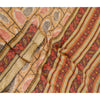 Sanskriti Vintage Sarees Multi Indian Printed Pure Silk Sari Floral Craft Sustainable Fabric