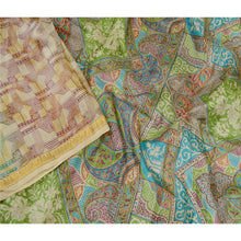 Load image into Gallery viewer, Sanskriti Vintage Multi Printed Sarees Pure Silk Sari Decor Floral Craft Fabric
