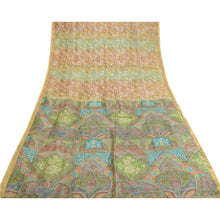 Load image into Gallery viewer, Sanskriti Vintage Multi Printed Sarees Pure Silk Sari Decor Floral Craft Fabric
