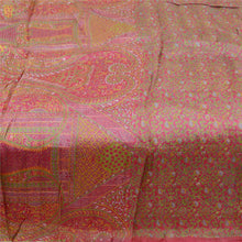 Load image into Gallery viewer, Sanskriti Vintage Indian Sarees Pink Printed Pure Silk Sari Soft Craft Fabric
