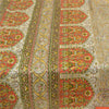 Sanskriti Vintage Sarees Women Printed Indian Green Pure Silk Sari Craft Sustainable Fabric