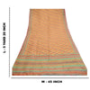 Sanskriti Vintage Sarees Pink Indian Printed Pure Silk Sari Floral Craft Sustainable Fabric