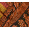 Sanskriti Vintage Sarees Multi Indian 100% Pure Silk Printed Sari Craft Sustainable Fabric