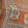 Sanskriti Vintage Sarees Brun Kunstsilke Kota Vævet Trykt Sari 5yd Håndværk Bæredygtigt Stof