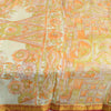 Sanskriti Vintage Sarees Multi Pure Silk Printed Zari Border Sari Craft Sustainable Fabric