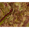 Sanskriti Vintage Sarees Green Human Pure Silk Printed Sari Soft Craft Sustainable Fabric