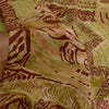 Sanskriti Vintage Sarees Green Human Pure Silk Printed Sari Soft Craft Sustainable Fabric