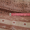 Sanskriti Vintage Sarees Shades of Brown Printed Pure Silk Sari 5yd Craft Sustainable Fabric