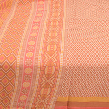 Load image into Gallery viewer, Sanskriti Vintage Sarees Pink Pure Silk Printed Sari Floral Soft Craft Fabric
