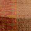 Sanskriti Vintage Sarees Green Indian Pure Silk Printed Sari Soft Craft Sustainable Fabric