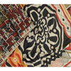 Sanskriti Vintage Sarees Multi Printed 100% Pure Silk Sari Floral Craft Sustainable Fabric