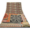 Sanskriti Vintage Sarees Multi Printed 100% Pure Silk Sari Floral Craft Sustainable Fabric