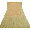 Sanskriti Vintage Sarees From Indian Green Pure Silk Printed Sari Craft Sustainable Fabric