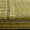 Sanskriti Vintage Sarees Indisk Grøn Ren Silke Trykt Sari Blødt Håndværk Bæredygtigt Stoff