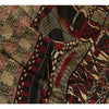 Sanskriti Vintage Sarees Multi Indian Pure Silk Abstract Print Sari Craft Sustainable Fabric