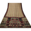 Sanskriti Vintage Sarees Multi Indian Pure Silk Abstract Print Sari Craft Sustainable Fabric