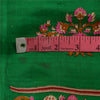 Sanskriti Vintage Sarees Quilting Felting Craft Sustainable Fabric Pure Silk Printed Sari