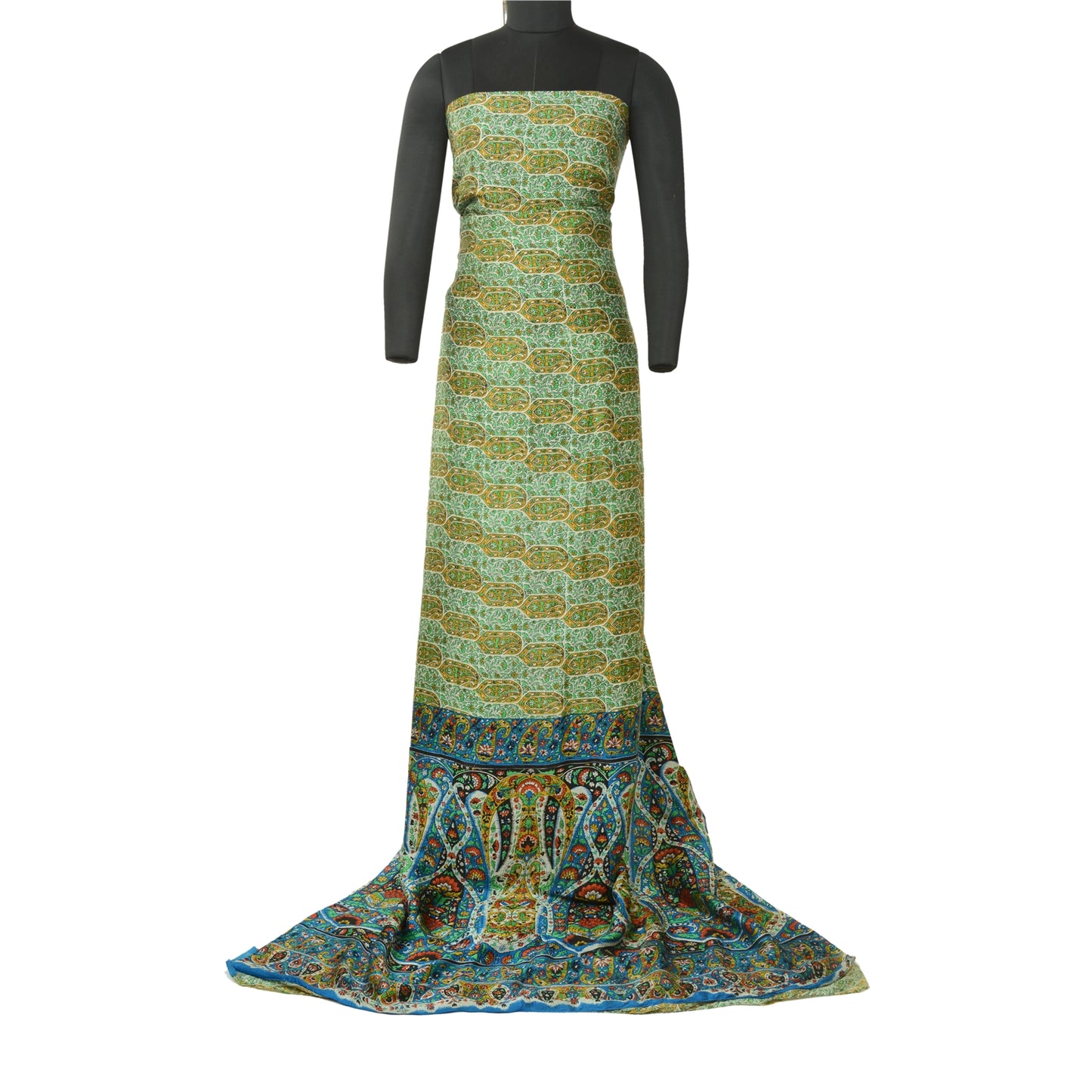 Sanskriti Vintage Sarees Quilting Felting Craft Sustainable Fabric Printed Pure Silk Sari