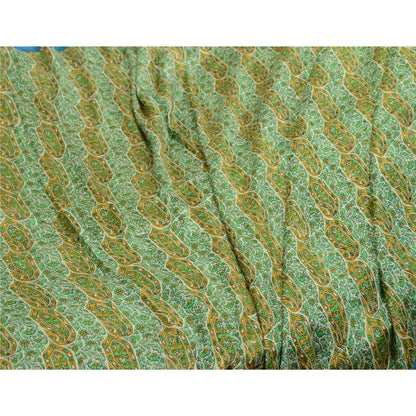 Sanskriti Vintage Sarees Quilting Felting Craft Sustainable Fabric Printed Pure Silk Sari
