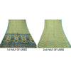 Sanskriti Vintage Sarees Quilting Felting Craft Sustainable Fabric Printed Pure Silk Sari