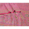Sanskriti Vintage Sarees Pink 100% Ren Silke Trykt Sari Håndlavet 5 Yard Bæredygtigt Stof