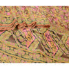 Sanskriti Vintage Sarees 5YD Pure Silk Quilting Felting Craft Sustainable Fabric Print Sari
