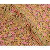 Sanskriti Vintage Sarees 5YD Pure Silk Quilting Felting Craft Sustainable Fabric Print Sari