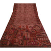 Sanskriti Vintage Sarees Quilting Felting Craft Sustainable Fabric Pure Silk Printed Sari