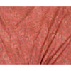 Sanskriti Vintage Sarees Pink Zari Border Ren Silke Trykt Sari Håndværk Bæredygtigt Stoff