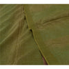 Сари Sanskriti Vintage Green 100% чистый шелк с принтом сари 5 ярдов мягкая ткань для рукоделия из экологически чистой ткани
