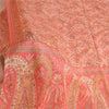 Sanskriti Vintage Sarees Blush-Pink Artificial Silk Printed Sari Craft Sustainable Fabric