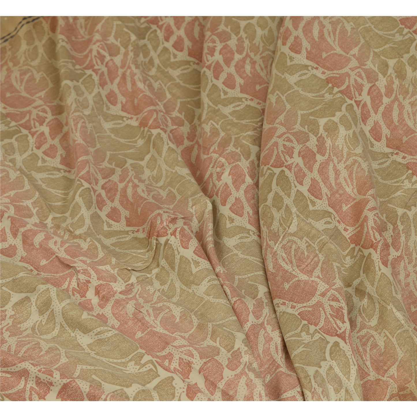 Sanskriti Vintage Sarees From India Multi Pure Silk Printed Sari Craft Sustainable Fabric