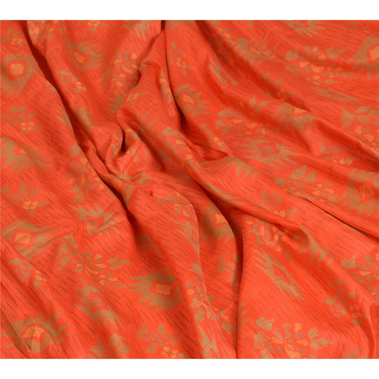 Sanskriti Vintage Sarees Quilting Felting Craft Sustainable Fabric Printed Pure Silk Sari