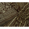 Sanskriti Vintage Sarees Brown 100% Pure Silk Printed Sari 5yd Soft Craft Sustainable Fabric