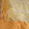 Sanskriti Vintage Sarees Quilting Felting Craft Sustainable Fabric Print 100% Pure Silk Sari