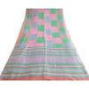 Sanskriti Vintage Sarees Multi Warli Art Pure Silk Printed Sari 5yd Craft Sustainable Fabric