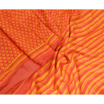 Sanskriti Vintage Sarees Pure Silk Quilting Felting Craft Sustainable Fabric Printed Sari