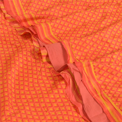 Sanskriti Vintage Sarees Pure Silk Quilting Felting Craft Sustainable Fabric Printed Sari