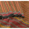 Sanskriti Vintage Sarees Pure Silk Quilting Felting Craft Sustainable Fabric 5yd Print Sari
