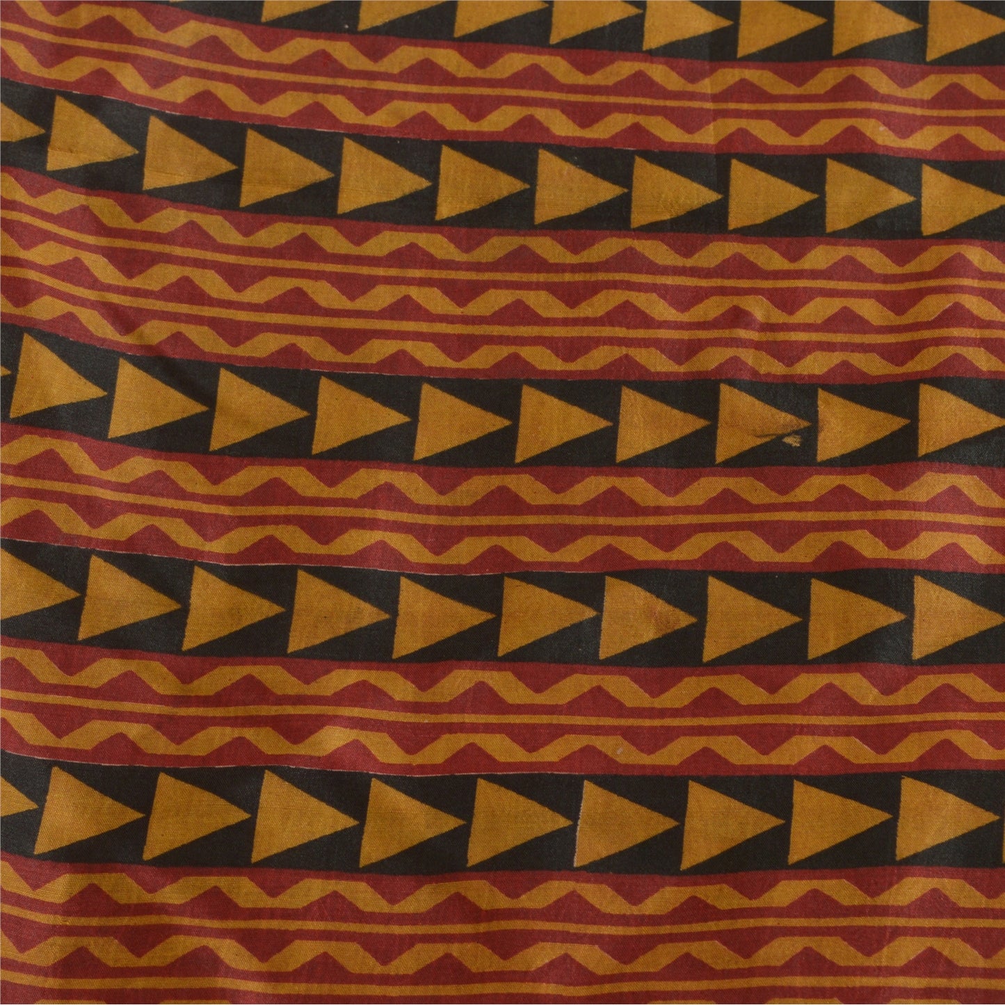 Sanskriti Vintage Sarees Pure Silk Quilting Felting Craft Sustainable Fabric 5yd Print Sari